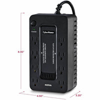 CyberPower ST425 Standby UPS Systems - 425VA/260W, 120 VAC, NEMA 5-15P