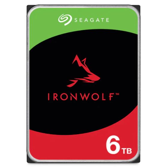 Seagate ST6000VN006 Hard Drive 6TB SATA 256MB 3.5" IronWolf Bare