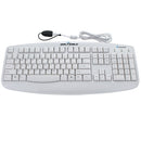 Seal Shield STWK503 WASHABLE TRUETYPE KEYBOARD WHITE IP66 - USB Wired - 104 keys