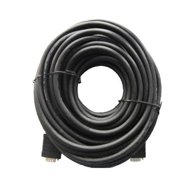 iMicro SVGA-50-MM VGA cable - HD-15 (VGA) (M) to HD-15 (VGA) (M) - 50 ft - Black