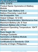 APC SYBT5 Symmetra LX Battery Module - 12 V DC - Hot Swappable