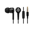 iMicro T22 SP-IMT22 - Earphones with mic - in-ear - wired - 3.5 mm jack - Black