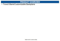 Altronix TBL3 Trove3 Blank/Customizable Backplane