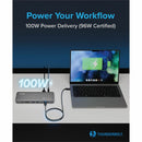 Plugable TBT-UDM Premium Thunderbolt 4 - Laptop  Docking Station - Space Gray