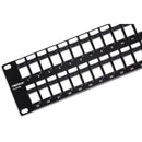 TRENDnet TC-KP48 48-Port Blank Keystone 2U HD Patch Panel, 2U 19"