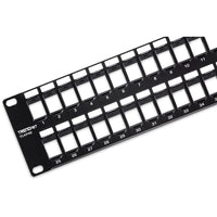 TRENDnet TC-KP48 48-Port Blank Keystone 2U HD Patch Panel, 2U 19"