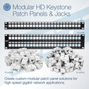 TRENDnet TC-KP48 48-Port Blank Keystone 2U HD Patch Panel, 2U 19"