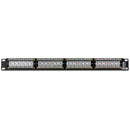 TRENDnet TC-P24C6 24-Port Cat6 Unshielded Patch Panel - Black
