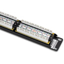 TRENDnet TC-P24C6 24-Port Cat6 Unshielded Patch Panel - Black