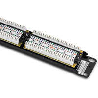 TRENDnet TC-P24C6 24-Port Cat6 Unshielded Patch Panel - Black