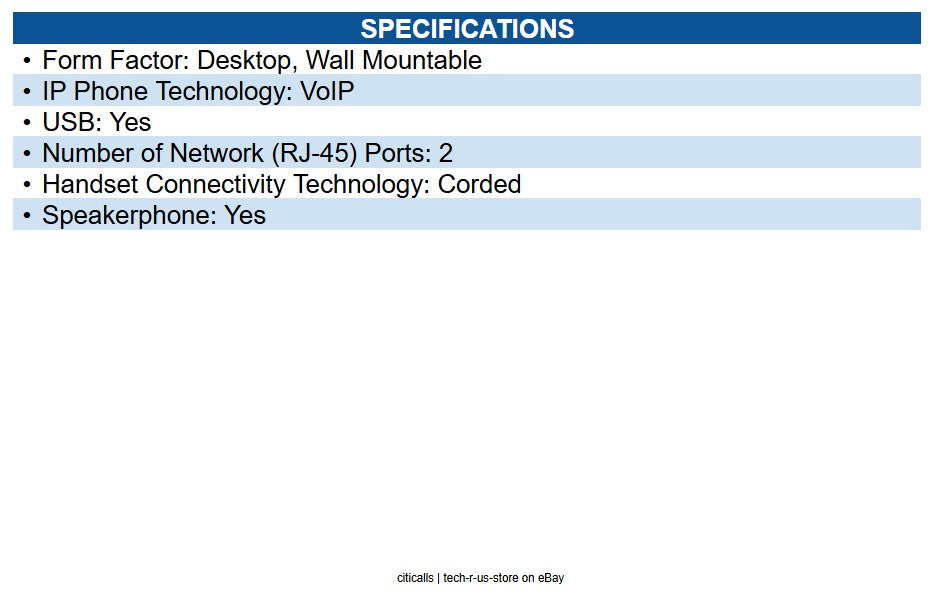 AudioCodes TEAMS-C435HD-R-TAA C435HD IP Phone Corded - Corded - Wall Mountable