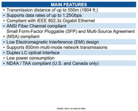 TRENDnet TEG-MGBSX SFP Multi-Mode LC Module, 550m
