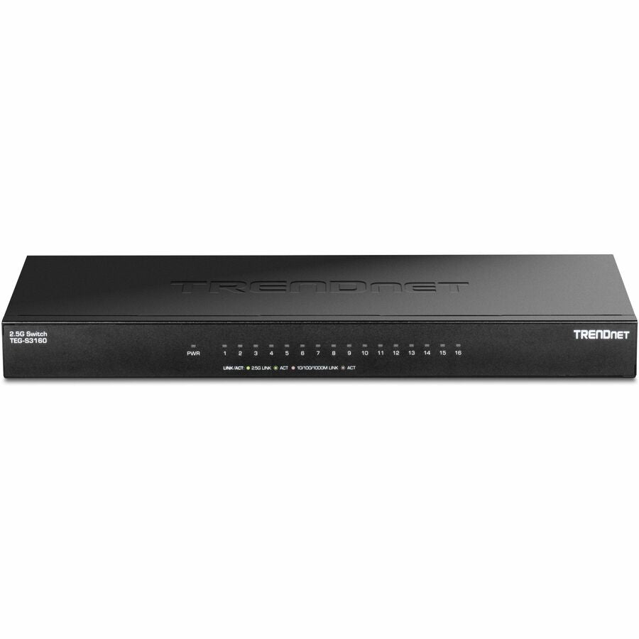 TRENDnet TEG-S3160 16-Port Unmanaged 2.5G Desktop Network Ethernet Switch