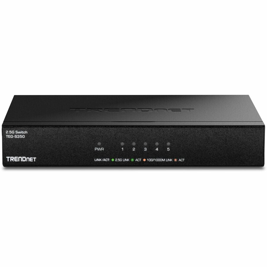 TRENDnet TEG-S350 5-Port Unmanaged 2.5G Switch - 5 x 2.5GBASE-T Ports