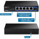 TRENDnet TEG-S5061 6-Port 2.5G Unmanaged Switch with 10G SFP+ Port