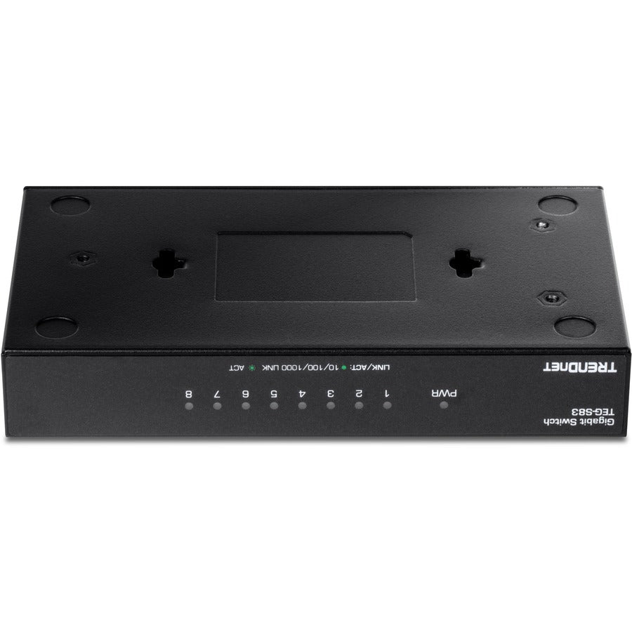 TRENDnet TEG-S83 8-Port Gigabit Desktop Switch - Gigabit Ethernet - 1000Base-T