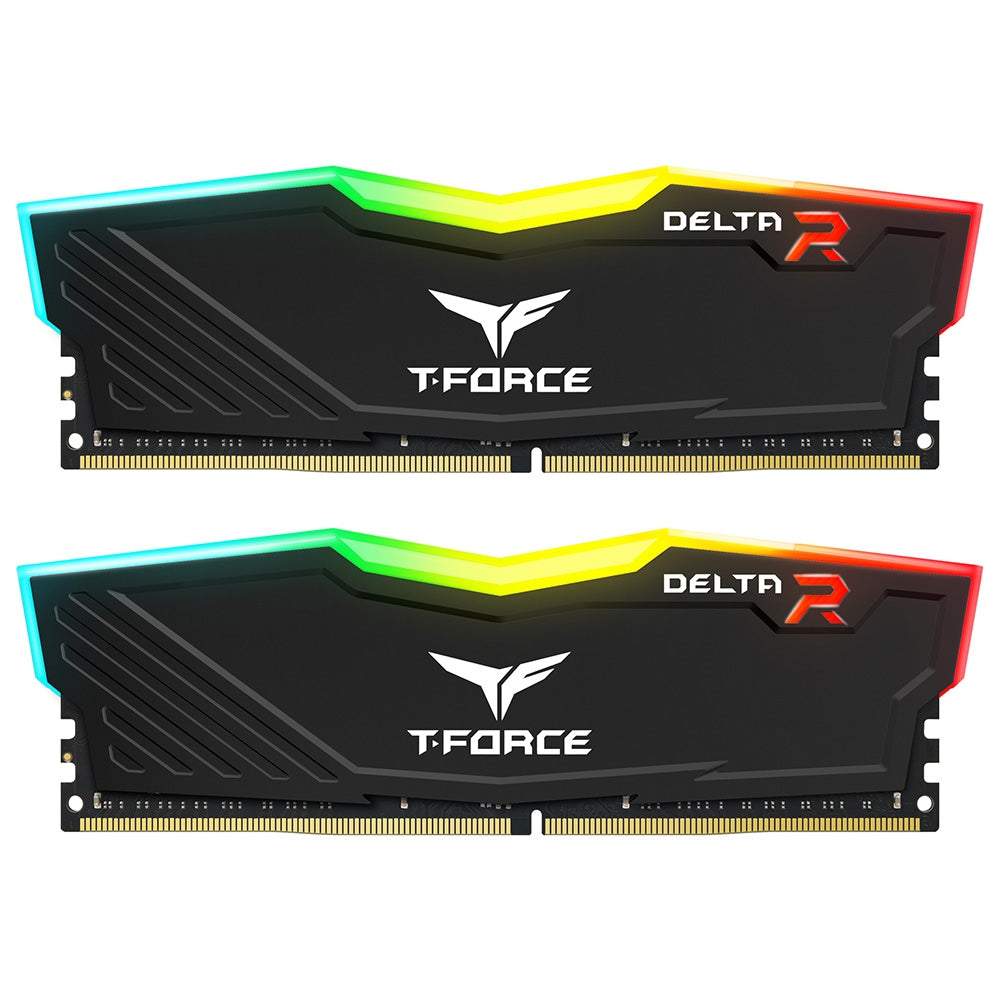 TEAMGROUP TF3D416G3200HC16FDC01 Memory - DELTA RGB 2x8G DR4 3200MHz CL16 UDIMM