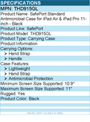 Targus THD915GL SafePort Standard Antimicrobial Case for iPad Air 10.9-inch