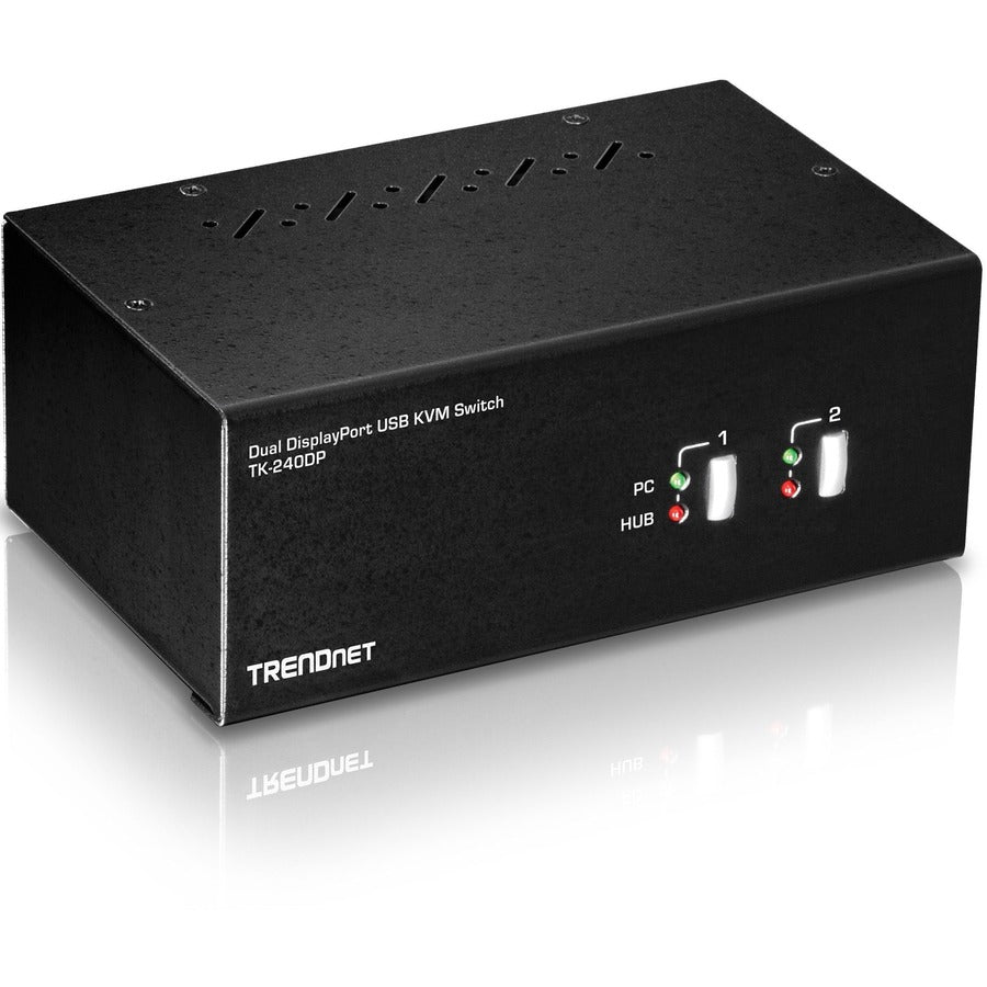 TRENDnet TK-240DP 2-Port Dual Monitor DisplayPort KVM Switch