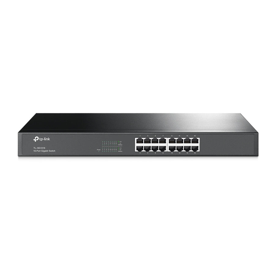 TP-LINK TL-SG1016 - 16-Port Gigabit Ethernet Switch - Plug and Play - Unmanaged