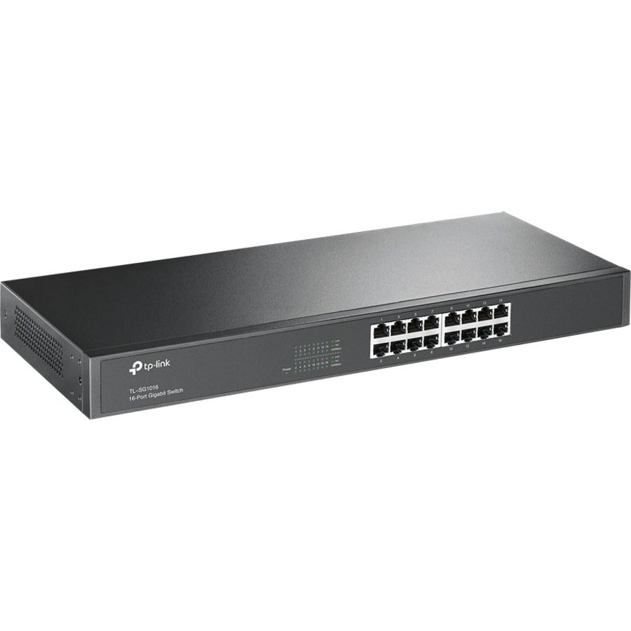 TP-LINK TL-SG1016 - 16-Port Gigabit Ethernet Switch - Plug and Play - Unmanaged