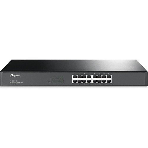 TP-Link TL-SG1016 16-port Gigabit Switch, 16 10/100/1000M RJ45 ports, 1U 19-inch