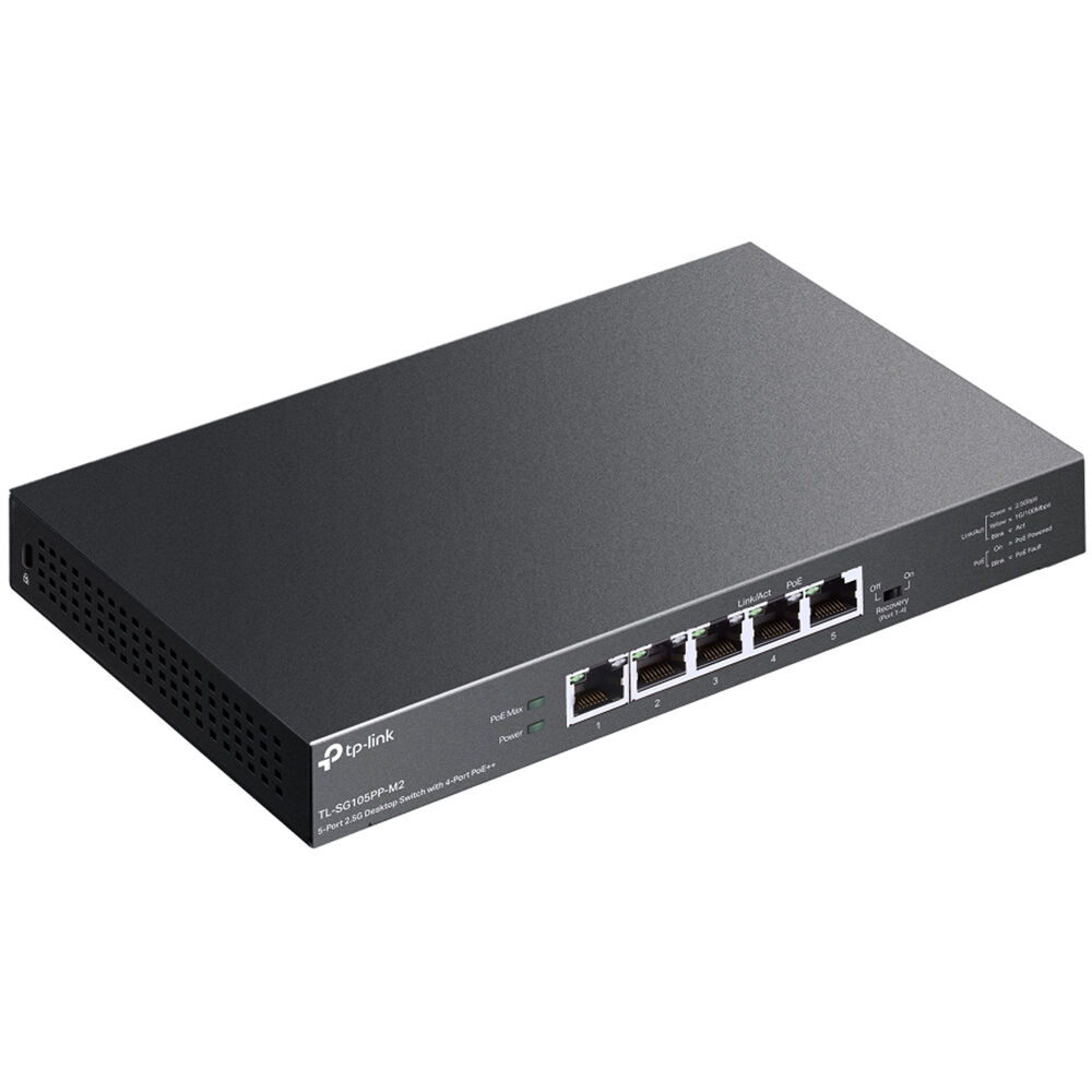 TP-Link TL-SG105PP-M2 5Port 2.5G Desktop Switch with 4Port PoE++ Retail