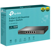 TP-Link TL-SG105PP-M2 5Port 2.5G Desktop Switch with 4Port PoE++ Retail