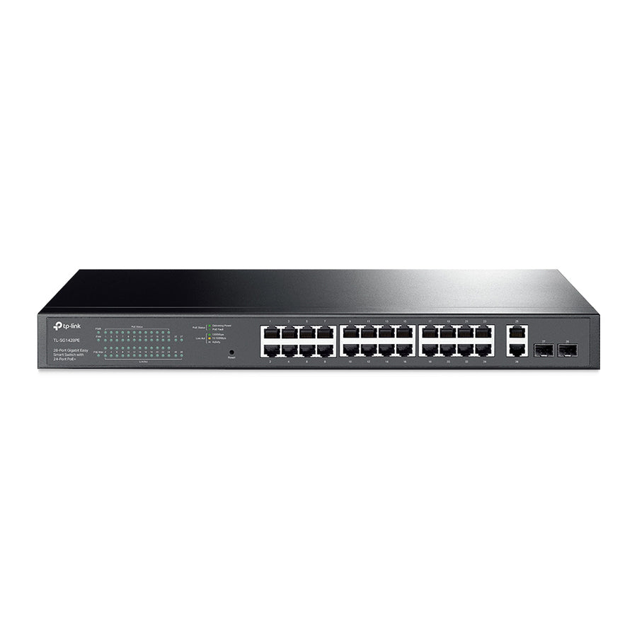 TP-Link TL-SG1428PE - 28-Port Gigabit Easy Smart Switch with 24-Port PoE+