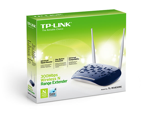 TP-Link TL-WA830RE 300Mbps Wi-Fi Range Extender - Expanded Wi-Fi Coverage
