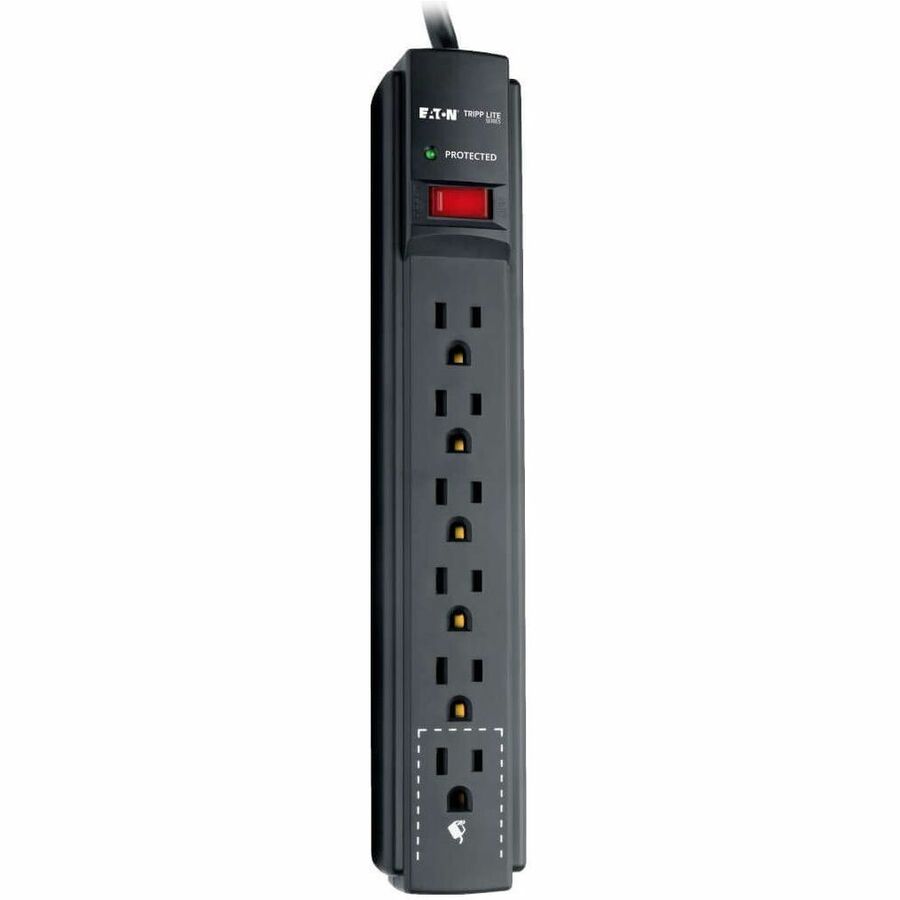 Eaton Tripp Lite Series TLP606B Protect It! 6-Outlet Surge Protector - 6 ft