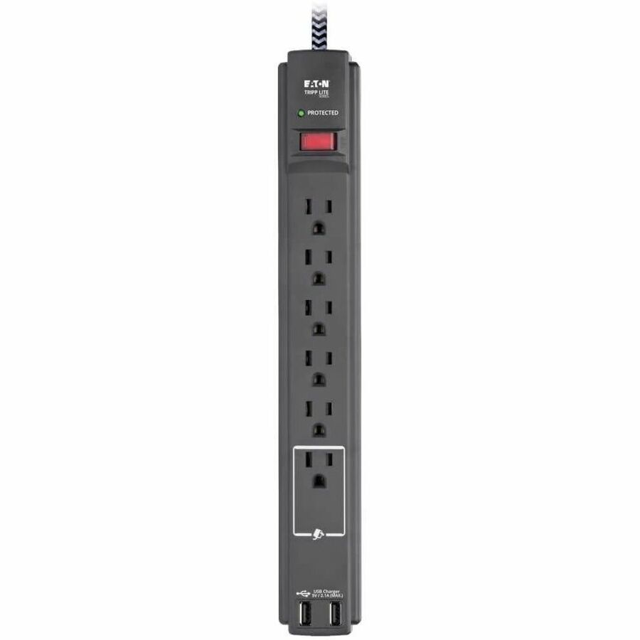 Eaton Tripp Lite series TLP610BUAM Safe-IT 6-Outlet Surge Protector