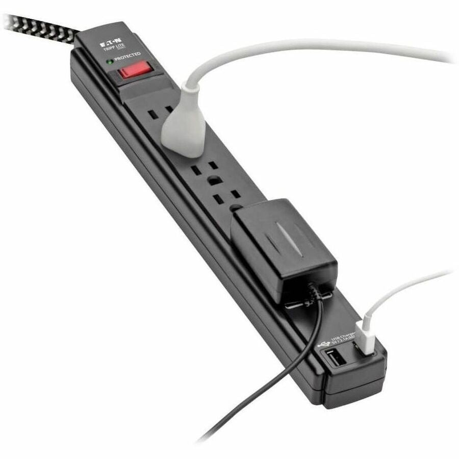 Eaton Tripp Lite series TLP610BUAM Safe-IT 6-Outlet Surge Protector