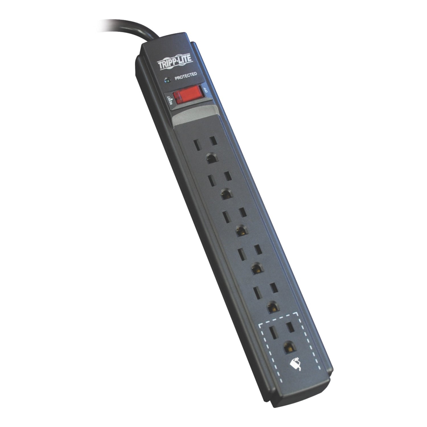 Eaton TLP615B Protect It! 6-Outlet Surge Protector, 15 ft. Cord, 790 Joules