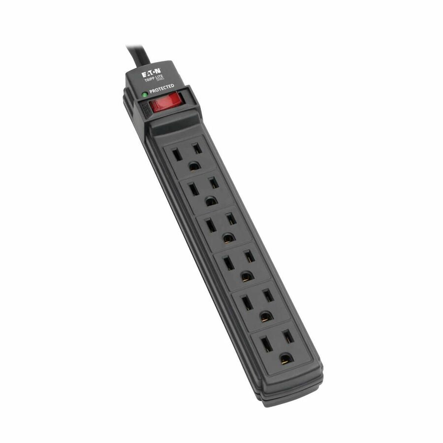 Eaton Tripp Lite Series TLP6B Protect It! 6-Outlet Surge Protector, 6 ft