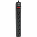 Eaton Tripp Lite Series TLP6B Protect It! 6-Outlet Surge Protector, 6 ft