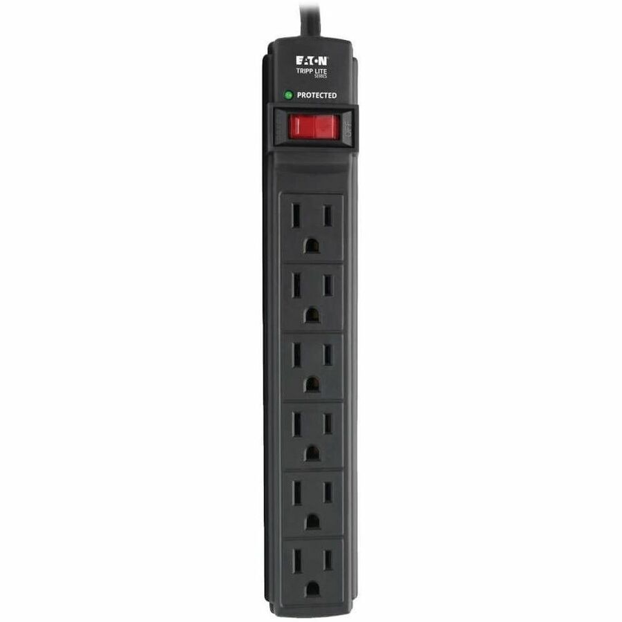 Eaton Tripp Lite Series TLP6B Protect It! 6-Outlet Surge Protector, 6 ft