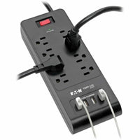 Eaton Tripp Lite Series TLP864USBB 8-Outlet Surge Protector with 4 USB Ports