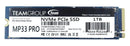 TEAMGROUP TM8FPD001T0C120 1TB MP33 PRO M.2 2280 NVMe 1.3 PCIE GEN3x4 SSD RTL