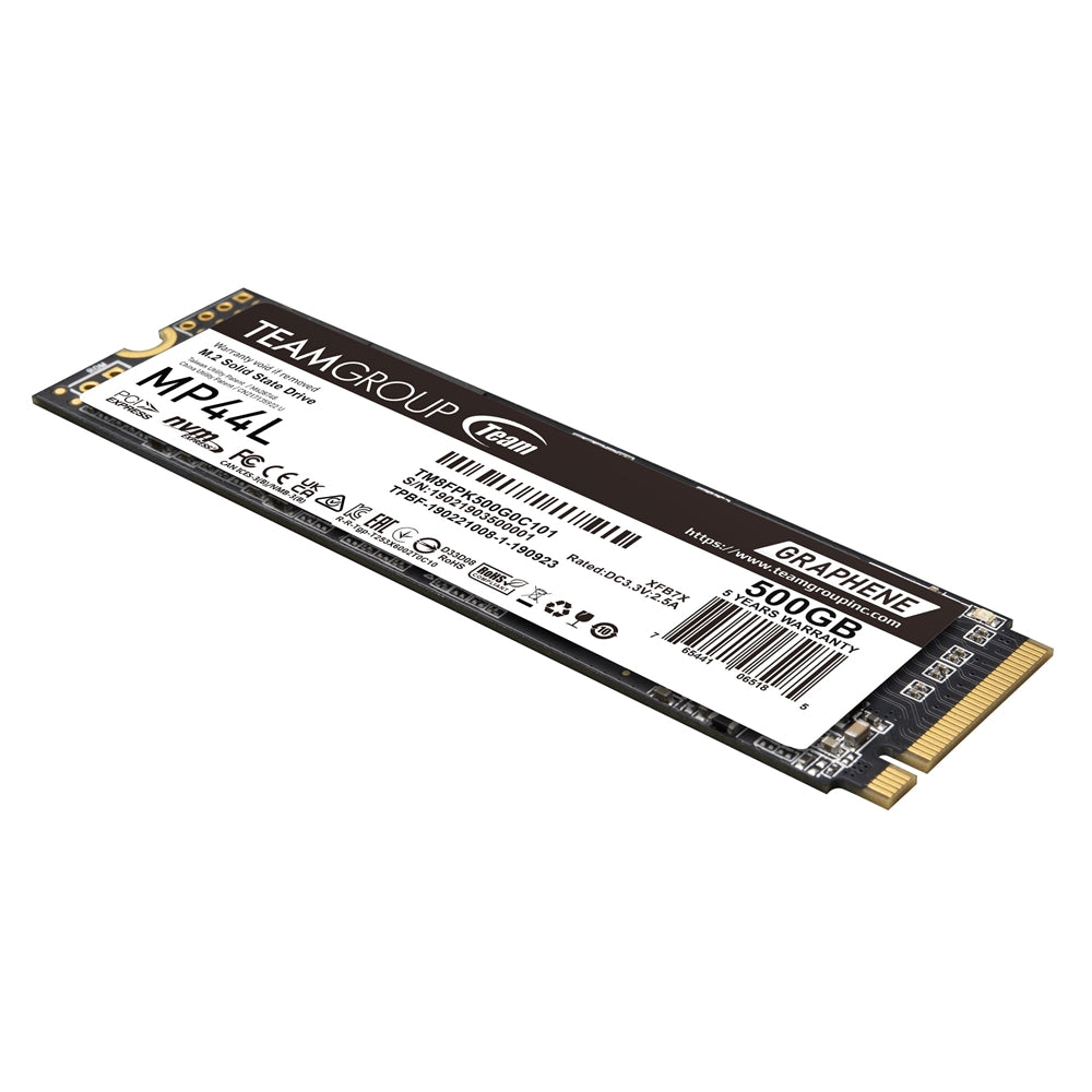 TEAMGROUP TM8FPK500G0C101 SSD - 500GB MP44L M.2 2280 NVMe 1.4 PCIE GEN 4X4 RTL