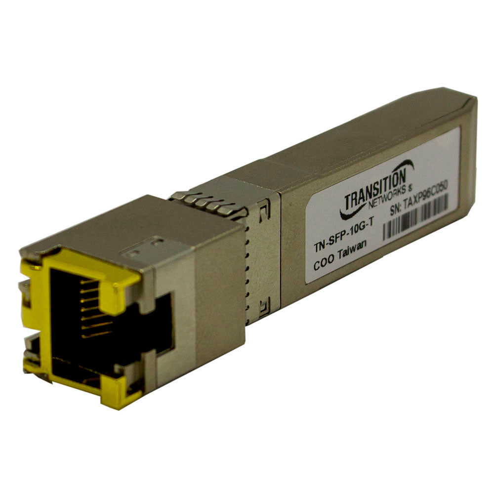 Transition Networks TN-SFP-10G-T SFP+ Module for Data Networking Optical Network