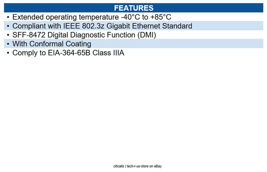 Transition Networks TN-SFP-GE-S-C TN-SFP-GE-x-C Cisco SFP (mini-GBIC) Module