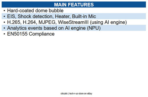 Hanwha TNV-C8014RM 5MP IR Mobile AI Vandal Camera