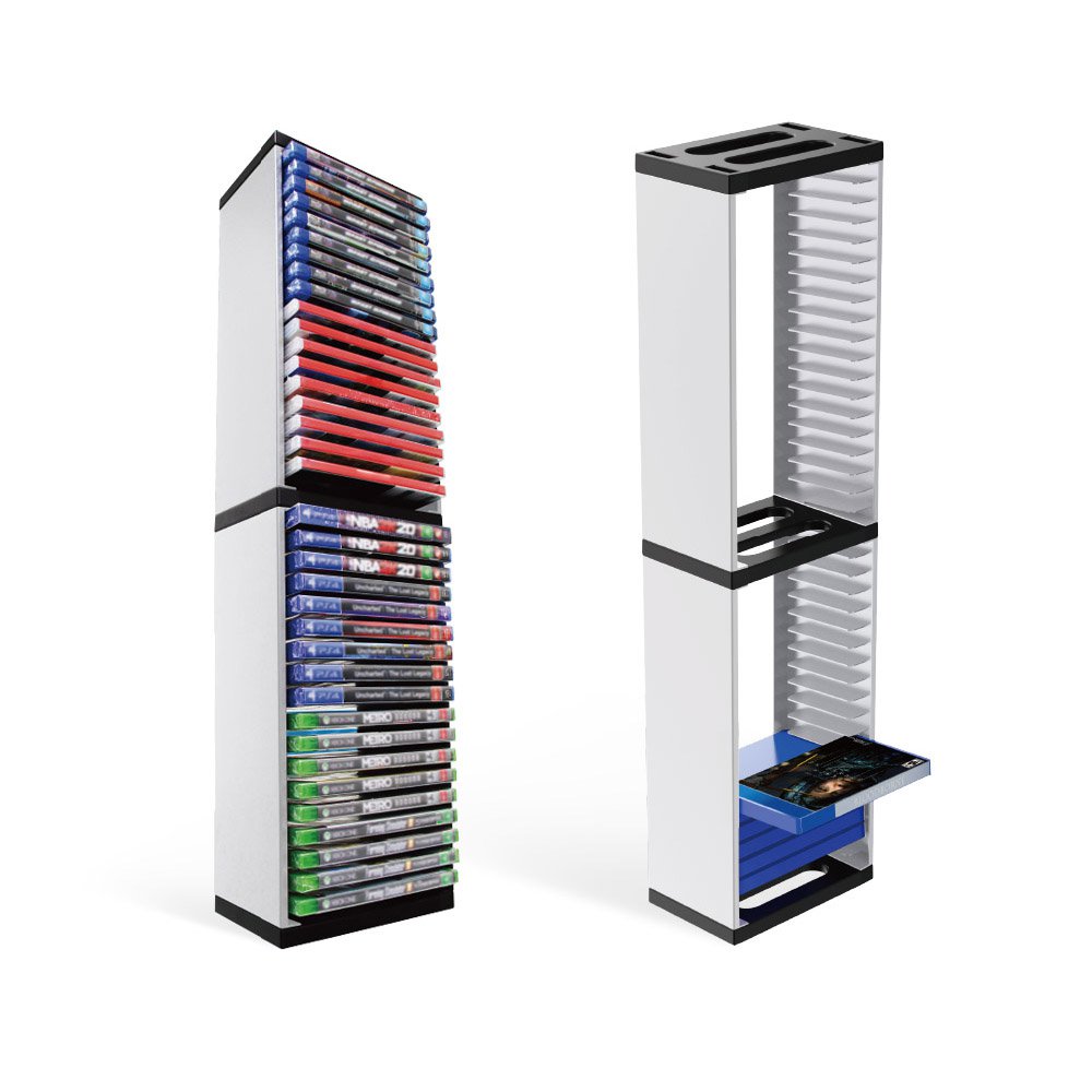 DOBE TP5-0519 Video Game Storage Stand Tower for PS5/ PS4/ PS3/ Xbox Series