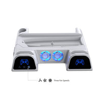 DOBE TP5-3532B PS5/PS5 Slim Stand and Multifunctional Cooling Station with RGB