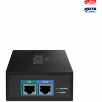 TRENDnet TPE-319GI 10G PoE++ Injector - 1 x 10 Gigabit Ethernet - Black