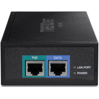 TRENDnet TPE-319GI 10G PoE++ Injector - 1 x 10 Gigabit Ethernet - Black
