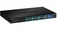 TRENDnet TPE-5028WS 28-Port Gigabit Web Smart PoE+ Switch (370W)