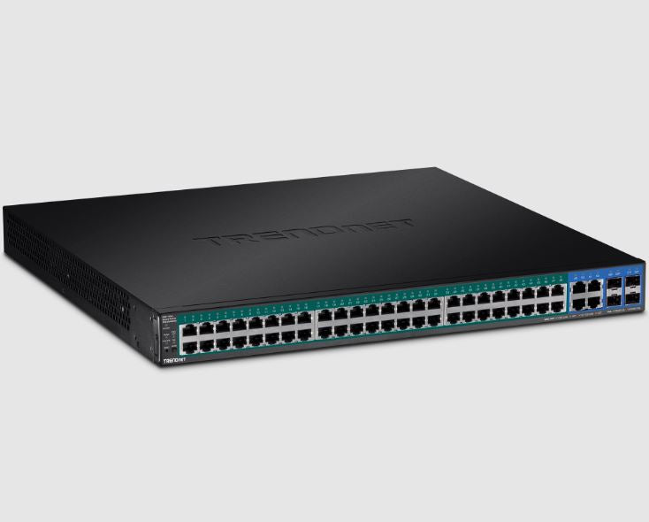 TRENDnet TPE-5048WS 52-Port Gigabit Web Smart PoE+ Switch - 740W