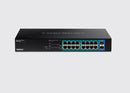 TRENDnet TPE-TG182 18-Port Gigabit PoE+ Switch (240W) - 16 x Gigabit PoE+ ports